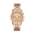 Michael Kors Women's Ritz MK6475 Gold Stainless-Steel Analog Quartz Fashion Watch