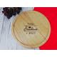 Personalised Engraved Wooden Welsh Brenhines y gegin Round Chopping Cheese board Gift add any name