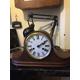 bow fronted antique napoleon hat type chiming mantel clock