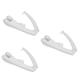 Toyvian 6 Pcs Hanging Bell Folding Bracket Crib Mobile Nursery Mobile Holder Singing Bird Toy Mobile Crib Arm Mobile Arm Bracket Crib Bell Mobile Plastic C1 Baby White Ring The Bell