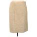 KORS Michael Kors Casual Skirt: Tan Brocade Bottoms - Women's Size 14