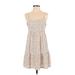 LA Hearts Casual Dress: Tan Tortoise Dresses - Women's Size Small