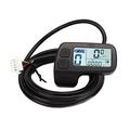 Electric Bicycle Speed Meter Electric Bicycle Display Meter Electric Bicycle LCD Display 24V 36V 48V Universal SM Connector Speed Control Meter for Electric Bike