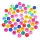 ERICAT 60PCS Numbered Lottery Balls Colored Ping Pong Balls Numbered Table Tennis Balls Game Party Supplies 1-60/296 (Color : Colorful1, Size : 4x4cm)