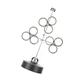 TOYANDONA 3pcs Home Decoration Ornaments Solar System Decor Swings for Adults Water Table Toys Rocking Toy Perpetual Marble Machine Desk Toy Puzzle Toys F701 Household Metal Model