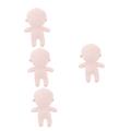 STOBOK 4pcs Body Doll Stuffed Plush Doll for Kids Diy Plush Stuffed Toy Exquisite Plush Doll Kids Dress up Doll Unfinished Doll Toy Blank Humanoid Plush Doll Celebrity Pp Cotton Clothing