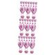 ABOOFAN 30 Pcs Hot Air Balloon Airplane Party Decorations Aluminum Balloons Wedding Decorations Air Planes for Kids Balloons for Kids Pink Happy Birthday Child Inflatable Aluminum Film