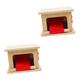 SAFIGLE 2pcs Science and Educational Toys Toy Wooden Toy Wood Baby Toys Children’s Toys Drawer Toys for Puzzle Toys Baby Toys 12-18 Months 0-6 Month Baby Toys Coin