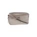 Tignanello Leather Crossbody Bag: Pebbled Gray Print Bags