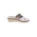 Cole Haan Wedges: Slip-on Platform Boho Chic Ivory Snake Print Shoes - Women's Size 10 - Open Toe