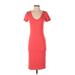 Leith Casual Dress - Sheath: Red Solid Dresses - Women's Size Small