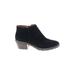 Sam Edelman Ankle Boots: Black Solid Shoes - Women's Size 7 1/2 - Almond Toe