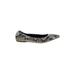 J.Crew Flats: Gray Snake Print Shoes - Women's Size 8 1/2