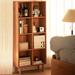 Latitude Run® Bertrad Bookcase Wood in Brown | 60.23 H x 27.55 W x 11.81 D in | Wayfair 8617E323CB98485BB6A2AE7283B3E437