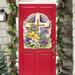 Designocracy Door Hanger Collection Plants & Flowers, Religious & Spiritual Wood in Brown | 24 H x 18 W x 1 D in | Wayfair 8688160H