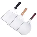 Pelle à Pizza Portable en Acier Inoxydable Spatule Tournante Accessoires de Four pour Pâte et