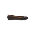 MICHAEL Michael Kors Flats: Slip-on Wedge Casual Brown Shoes - Women's Size 8 1/2 - Round Toe