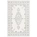 Gray/White 108 x 27 x 0.375 in Indoor Area Rug - Safavieh Ebony Area Rug Cotton/Wool | 108 H x 27 W x 0.375 D in | Wayfair EBN650A-29