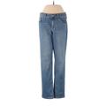 Old Navy Jeans - Mid/Reg Rise Straight Leg Denim: Blue Bottoms - Women's Size 4 - Medium Wash