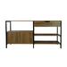 17 Stories Rothsay 58" Sideboard Metal in Brown | 29.5 H x 58 W x 16 D in | Wayfair B5D1B2F3727B4C0B96C558D732BF7485