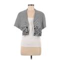 Dawn Joy II Jacket: Gray Chevron/Herringbone Jackets & Outerwear - Women's Size 8 Petite