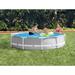 Intex Steel Frame Set Pool Steel in Gray | 12' W x 30" H | Wayfair 26711EH