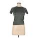 Russell Athletic Active T-Shirt: Gray Activewear - Women's Size 8