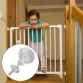 Barrière de sécurité pour bébé clôture pour animaux de compagnie porte d'escalier en métal haute