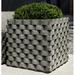 Campania International M Weave Window Box Planter Concrete | 14.75 H x 37 W x 17 D in | Wayfair P-784-NN