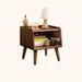 George Oliver Kalyia Solid Wood Nightstand Wood in Brown | 15.74 H x 15.74 W x 13.78 D in | Wayfair A609E85960F9473BBAE373CE5C7C76BA