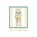 The Holiday Aisle® Season's Greetings Nutcracker - Wrapped Canvas Print Canvas in Gray/Yellow | 12 H x 8 W x 1.25 D in | Wayfair