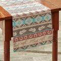 Millwood Pines Madill Runner Geometric Jacquard Table Runner in Brown | 54 W x 13 D in | Wayfair B0F3346005454FE9A1F8B2109F555DDF