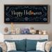 The Holiday Aisle® Skeleton Crew - Floater Frame Print on Canvas Canvas, Solid Wood in Black | 8 H x 20 W x 1.5 D in | Wayfair