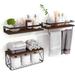 17 Stories Zoah 3 Piece Floating Shelf, Steel in Brown | 6.8 H x 17.5 W x 5.8 D in | Wayfair CCC508DC0AC846CF82628EBA172DC967