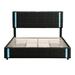 Ebern Designs Lekisha Bed Wood & Upholstered/ in Gray | Wayfair BD2B11CD6EFC49569AF8F95C95E5473A