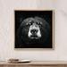 wall26 Grizzly Bear Portrait Animals Wildlife Photography Modern Art Rustic Dramatic & White Framed On Canvas Print Canvas in Black | Wayfair