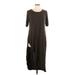 Torrid Casual Dress - High/Low: Brown Dresses - Women's Size Large Plus