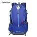 40L Hiking Backpack Waterproof Camping Outdoor Bag Travel Bag Climbing Backpack Rucksack DARK BLUE