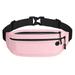 Sports waist bag running mobile phone bag outdoor equipment multifunctional belt bag - pink