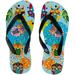 GZHJMY Flip Flops Cute Owls Floral Flowers Blue Birds Slippers Sandals for Women Men Boy Girl Kid Beach Summer Yoga Mat Slipper Shoes