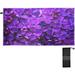 Wellsay Spring Lilac Purple Floral Beach Towel Absorbent Quick Dry Sport Towel Oversized Lightweight Soft Bath Towel for Travel Sports Pool Swimming Bath Camping 31x71in