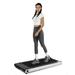 Towallmark 2.25 HP Folding Treadmill Electric Treadmill for Home Office Space Saving Treadmill No Assembly Needed Portable Treadmill for Office Home Exercise Silver