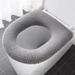 Deagia Carpet Mat Clearance Toilet Seat Cushion Four Seasons Thickened Toilet Cover Knitted Toilet Seat Cushion Washable Household Toilet Cover Non-Slip Mat