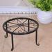 4pcs Metal Flower Pot Holders Household Hollow Flower Pot Stand for Living Room and Balcony
