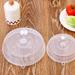 VALSEEL Kitchen Appliances 2PCS Plastic Microwave Cover Clear Steam Vent Splatter Lid Food Dish New Kitchen Gadgets