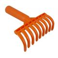 SunniMix Small Yard Leaf Rake 9 Tines Gardening Leaf Rake Camping Rake Hand Rake Claw