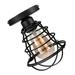 Pendant Light Fixtures Ceiling Lighs Lights for Wall Sconce Vintage Industrial Style Indoor Lamp Iron Cage