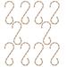 10 Pcs Curtain Hooks Bedroom Decore for Stocking Decorative Xmas Hangers Christmas Balls