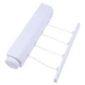 AntiGuyue Retractable Clothesline 4-Line Clothes Drying Rack Portable Laundry Dryer for Indoor and Outdoor Use (Random Color)