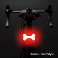 Gnobogi Bicycle Accessories LED Bike Tail Light Bike Light Bike Tail Light LED Bike Tail Light Rechargeable USB Bicycle Rear Cycling for Outdoor Sports Fitness Clearance